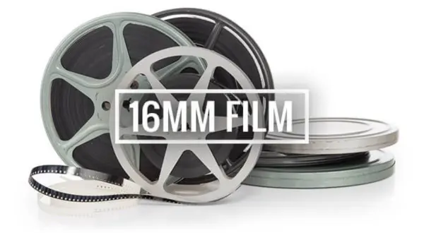 16mm film reels for home movie transfer and digitizing