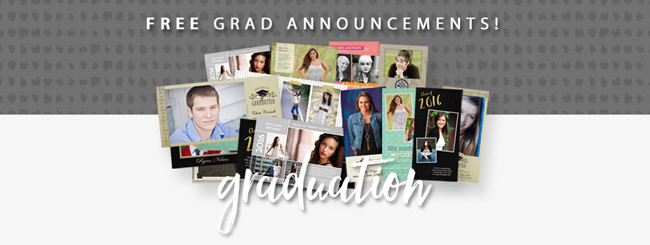 Graduation card and announcement templates