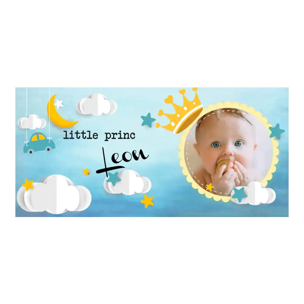 Personalizirana šalica s fotografijom i natpisom princ. Idealno za dječake.