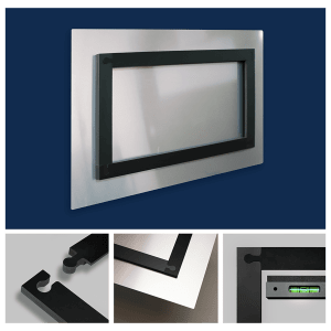 Looking for a clean, simple, and fast way to mount your ChromaLuxe panels? Look no further! This lightweight hanging system features a rigid mounting polymer with 1/2" thick float mount for secure and stable display.