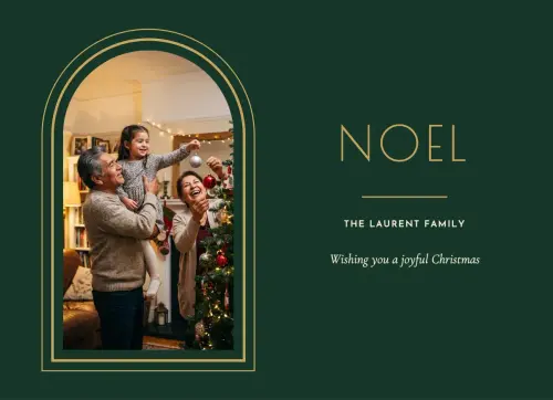 Noel Deco holiday card
