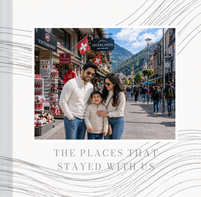 The Places That Stayed With Us travel memories photo book by Nostalo