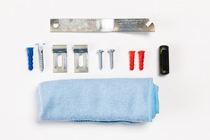 Secures prints to the wall and ensures they cannot be moved without the key.
