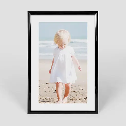 20x30 vertical baby poster in frame