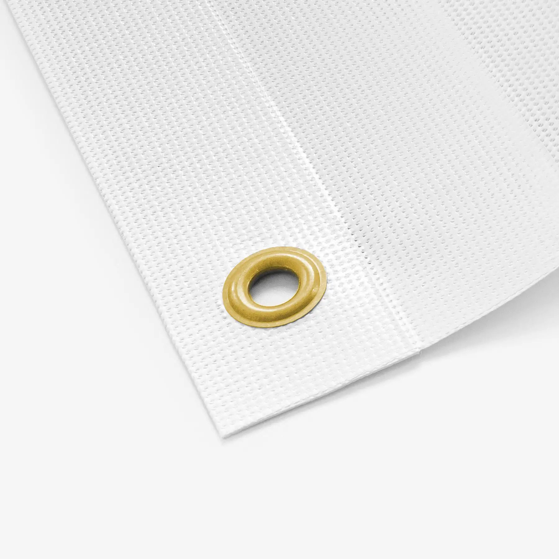 Photo banner with grommets