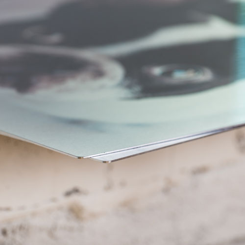 Metal Photo Print Sideview