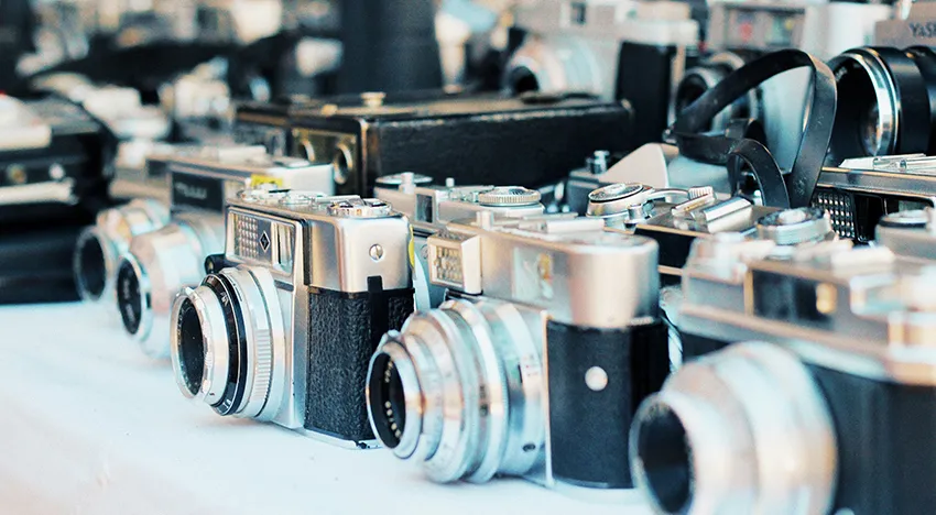 Used SLR cameras at The Camera Shop, Lansing MI