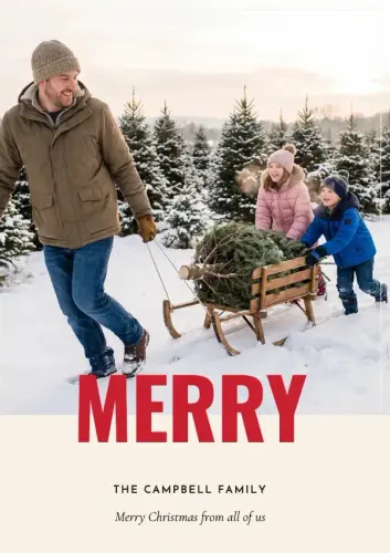 Big Merry holiday card