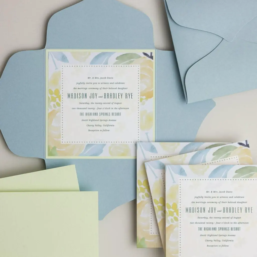 Wedding invite suite