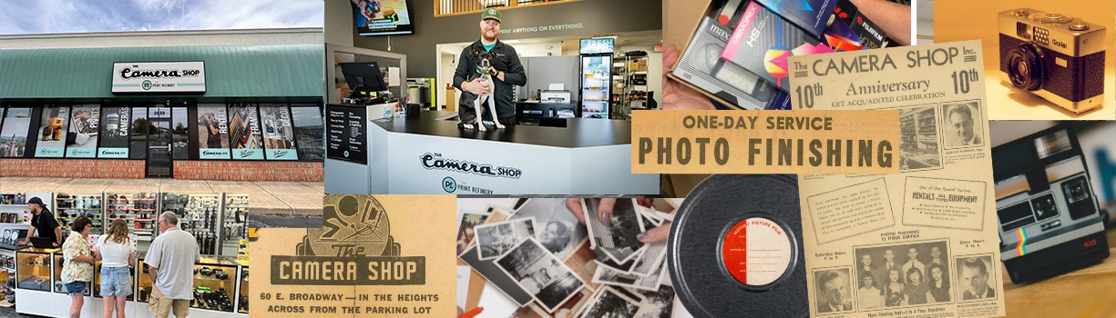 Photo lab and camera store in Muskegon, Michigan.