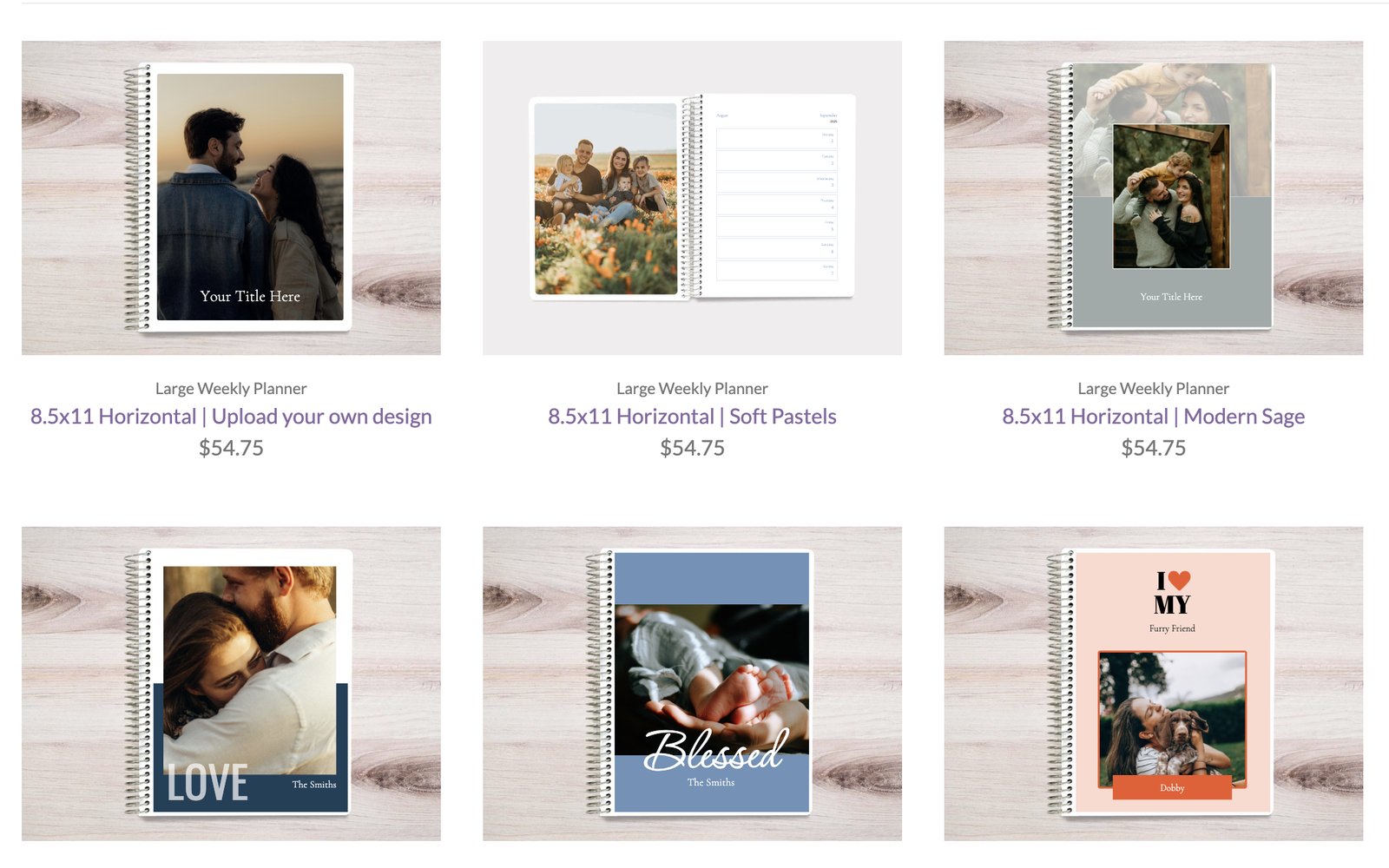 Choosing a photo planner