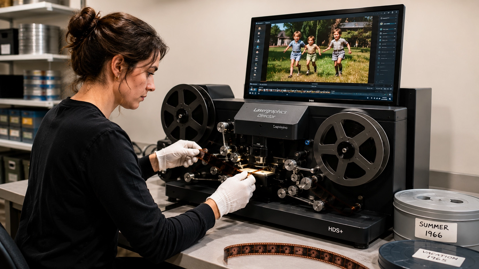 Professional movie film transfer service at The Print Refinery of Vernon Hills