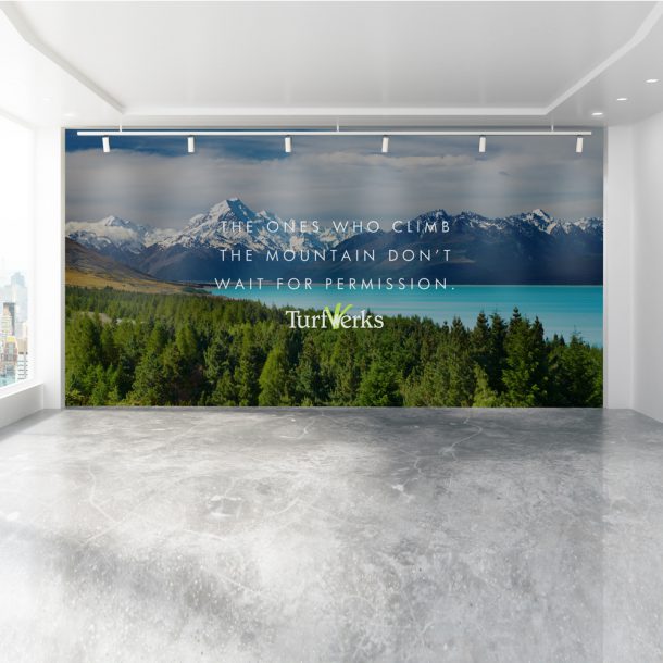 Custom wall mural design