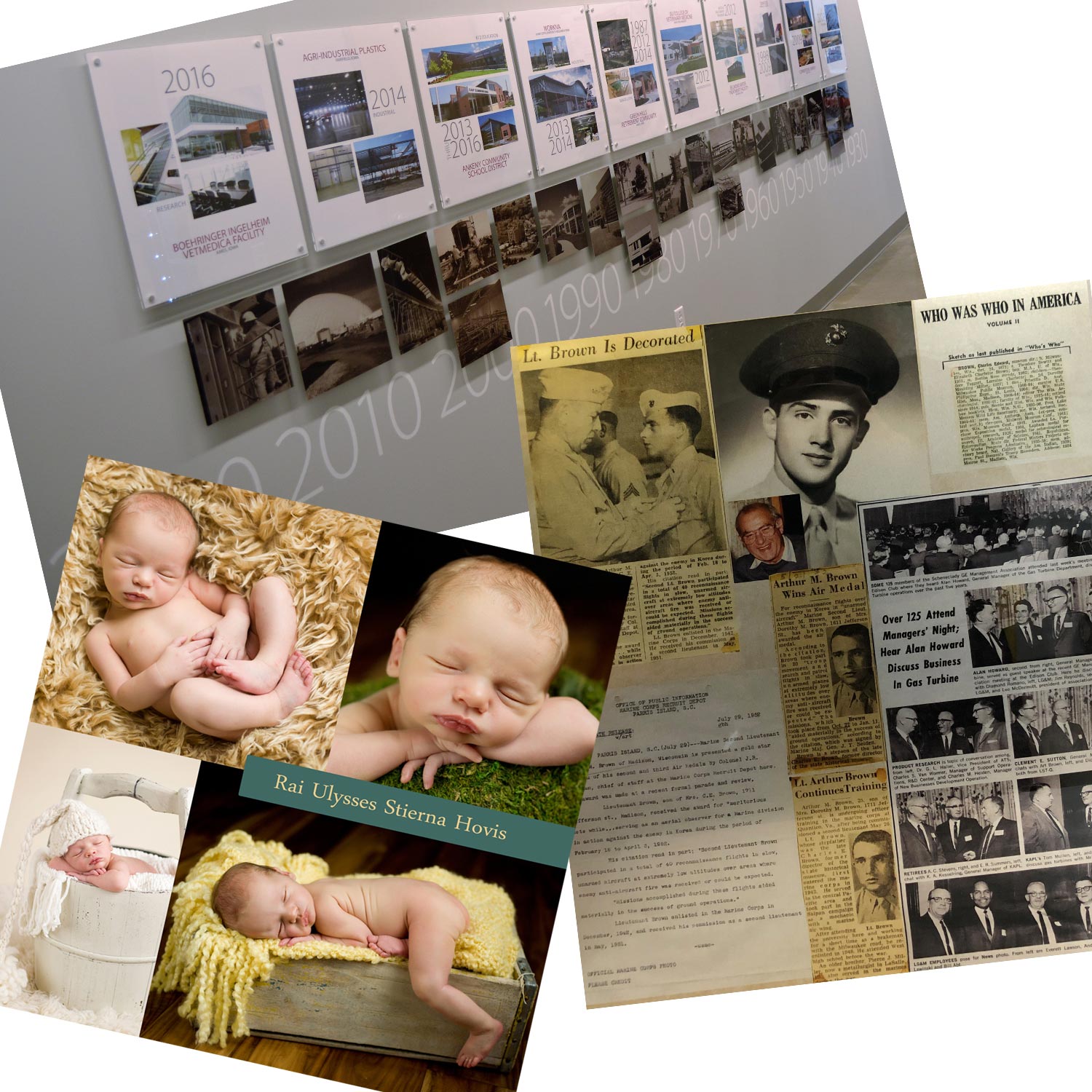 collage wall