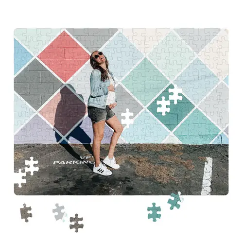 Custom photo puzzle with 252 pieces