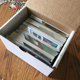 Box of prints and photos for The Gather Box digitization