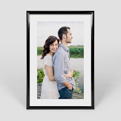 24x36 vertical poster framed white border
