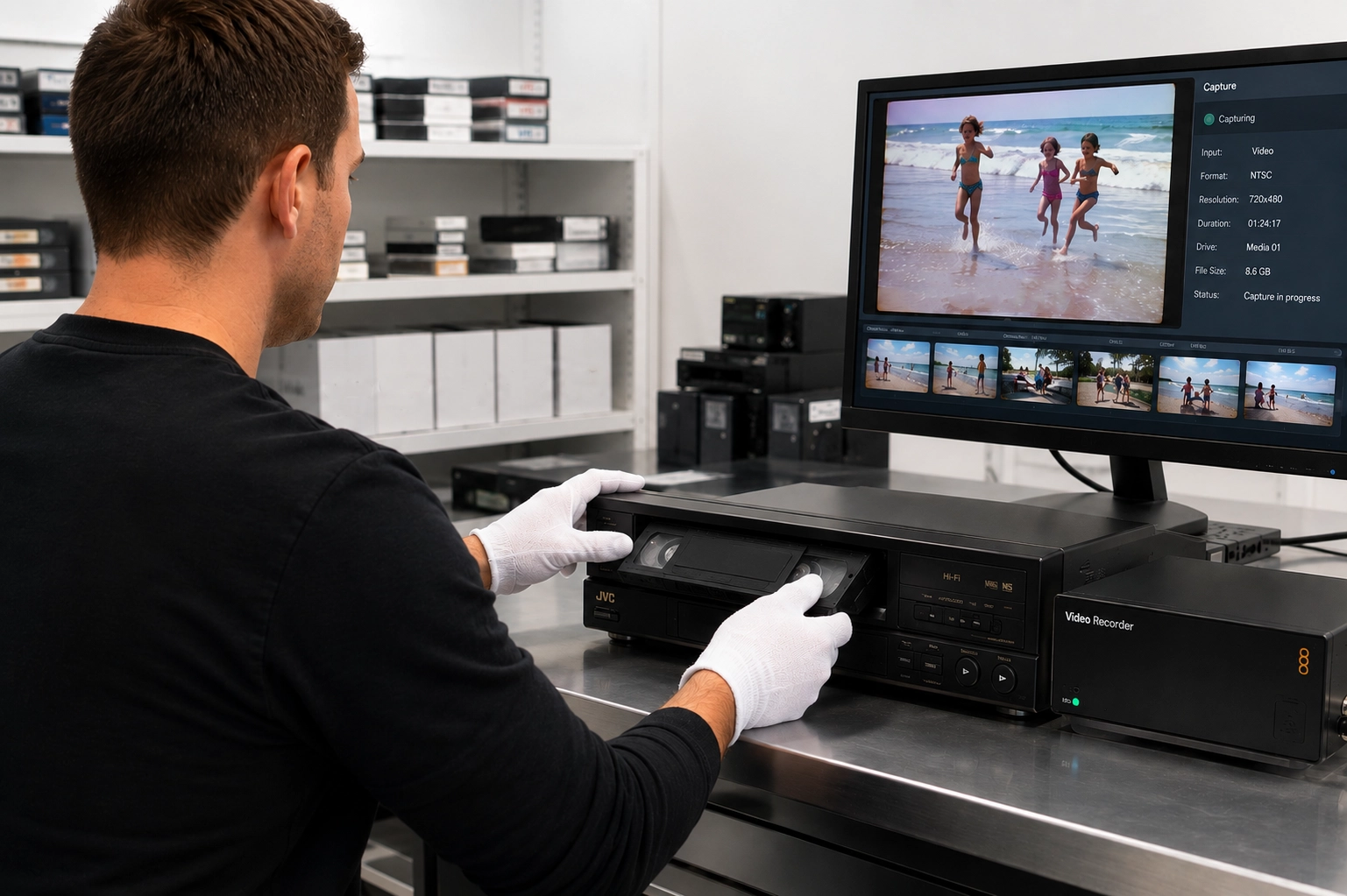 Professional video tape transfer service at The Print Refinery of Vernon Hills