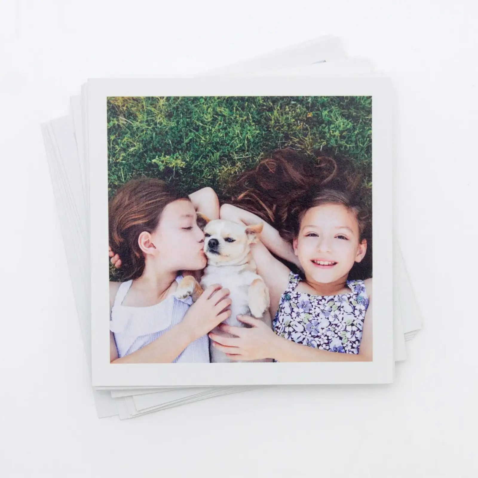 Square Photo Prints with White Border