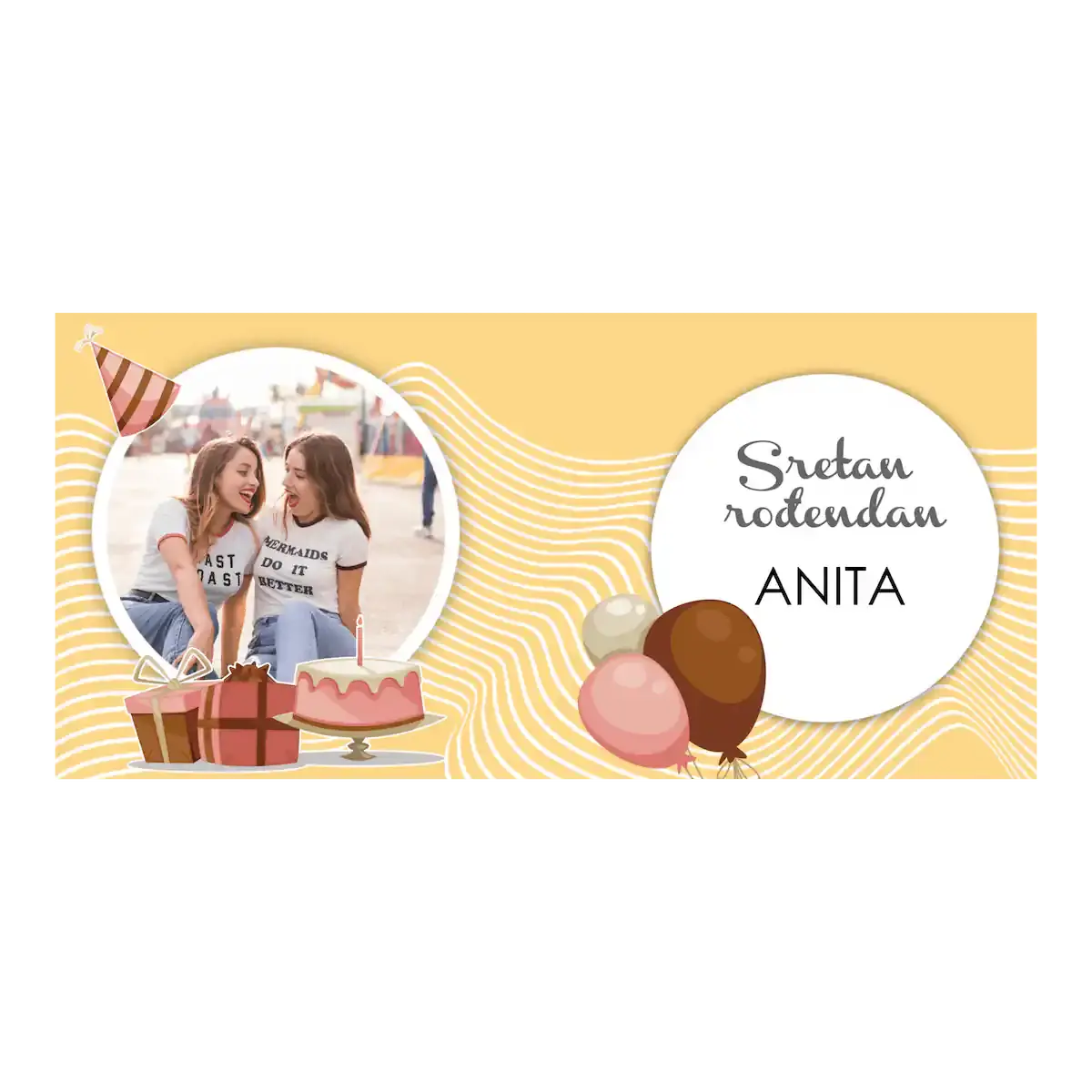 Vesela rođendanska šalica s fotografijom, imenom i čestitkom koja će svaki dan izmamiti osmijeh.