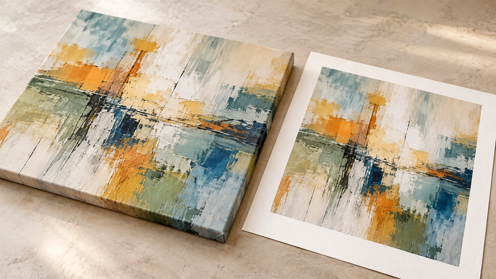 Fine art canvas and textured paper reproduction at The Print Refinery of Vernon Hills