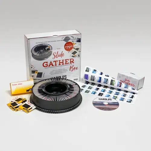 The Gather Box for 35mm Prints components