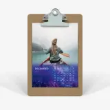 Clip in photo calendar