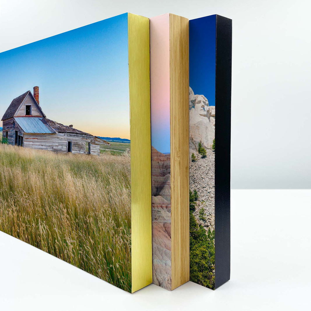 Studio Block Standout Print Edge Options