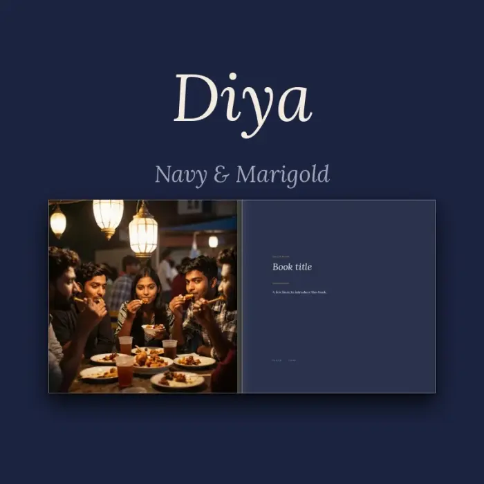 Inside a Diya photo book