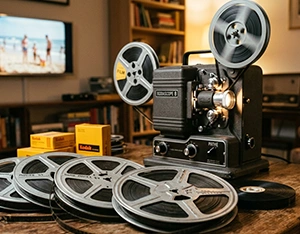 Digitized 8mm home movie footage preserved by Fleetwood Photo in Knoxville