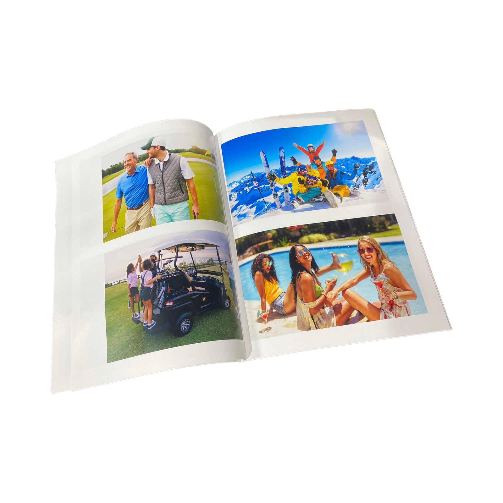 Softcover Photo Books Open