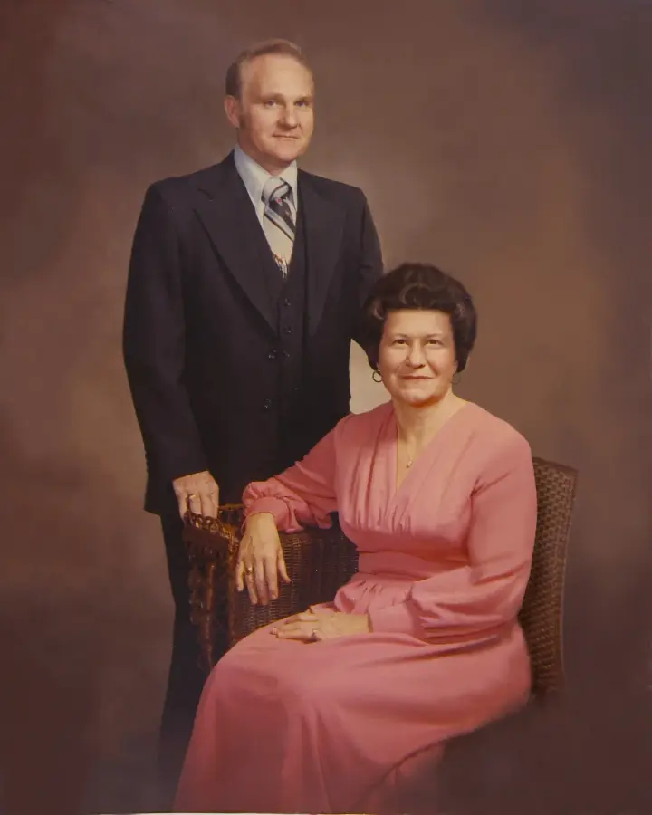 Restored family photograph after digital photo restoration and repair by National Photo in Pikesville Maryland