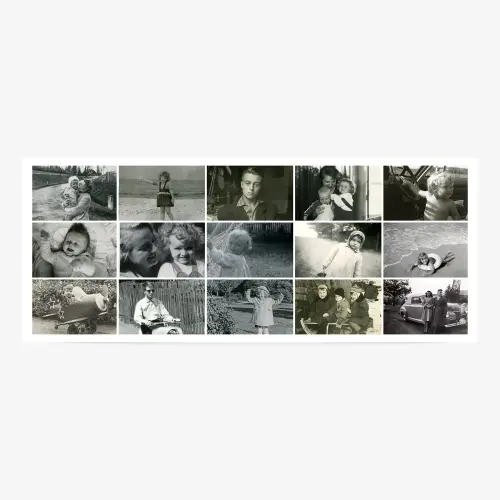 Memorial photo banner