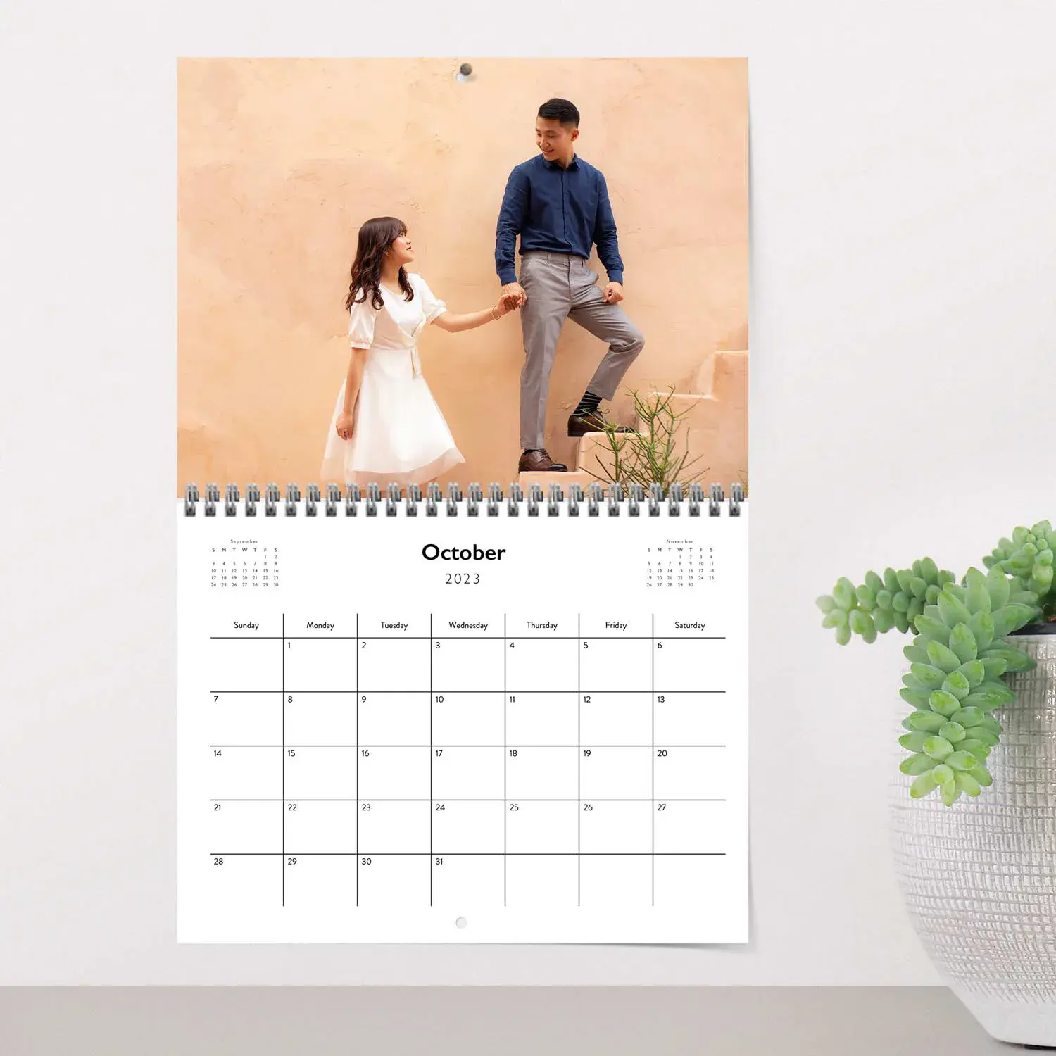 Custom wall calendar