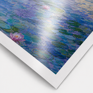 Semi-gloss, high quality luster print.