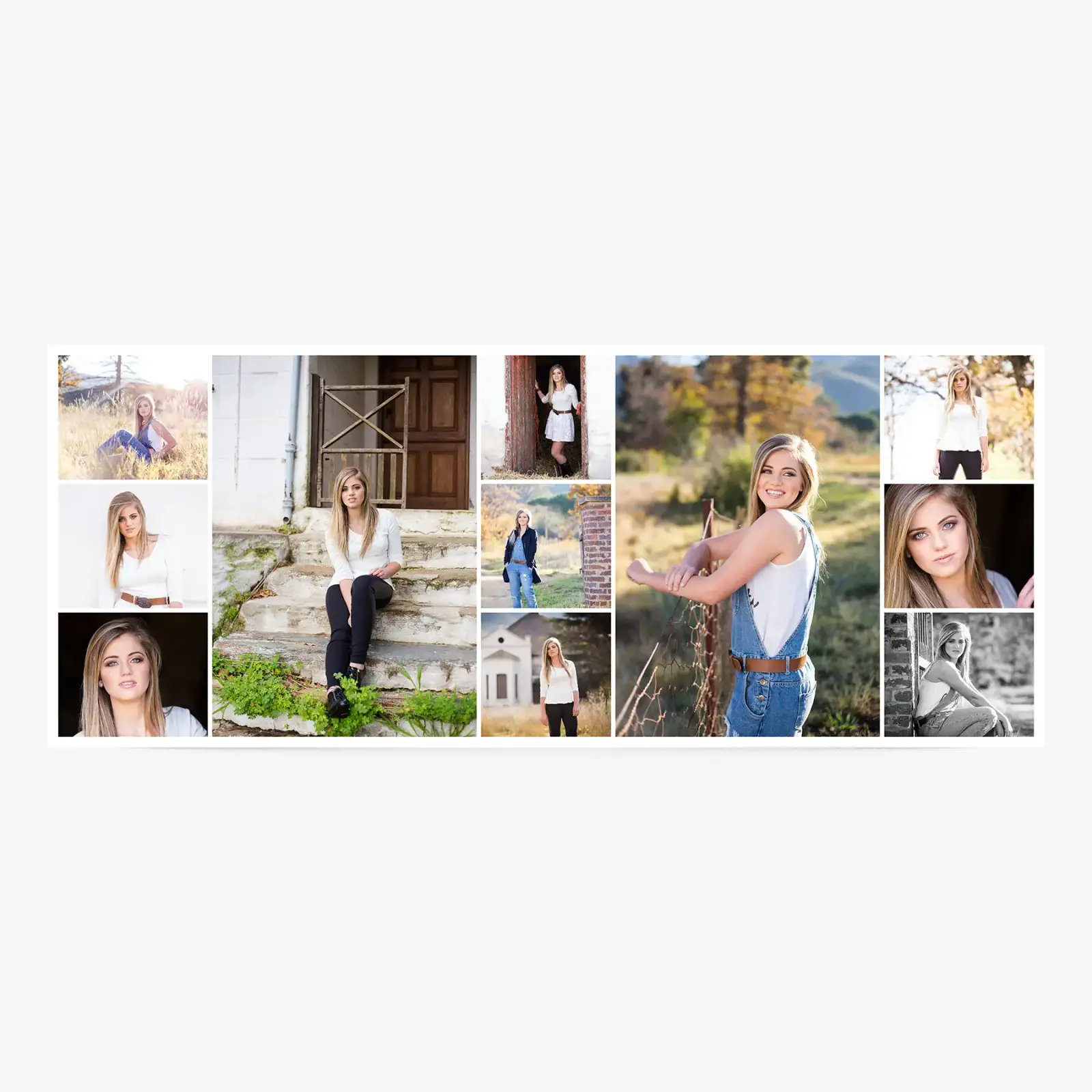 Senior photo collage banner