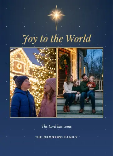 Star of Wonder holiday card