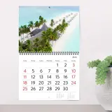 Photo calendar with large print