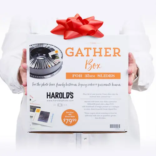 Harold's Photo Gather Box for 35mm Slides