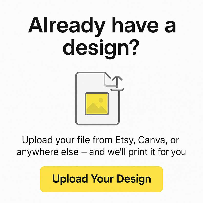 Upload your design