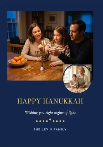 Festival of Lights holiday card