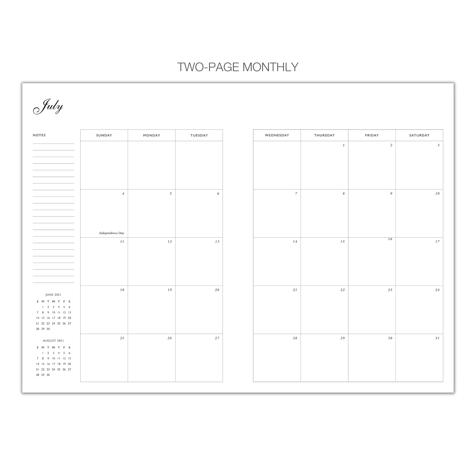 Planner Linen, foil & coil
