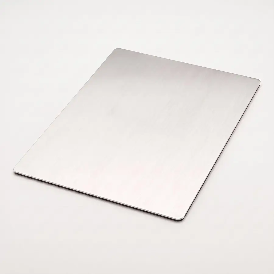 Bare metal print panel with no hanging hardware