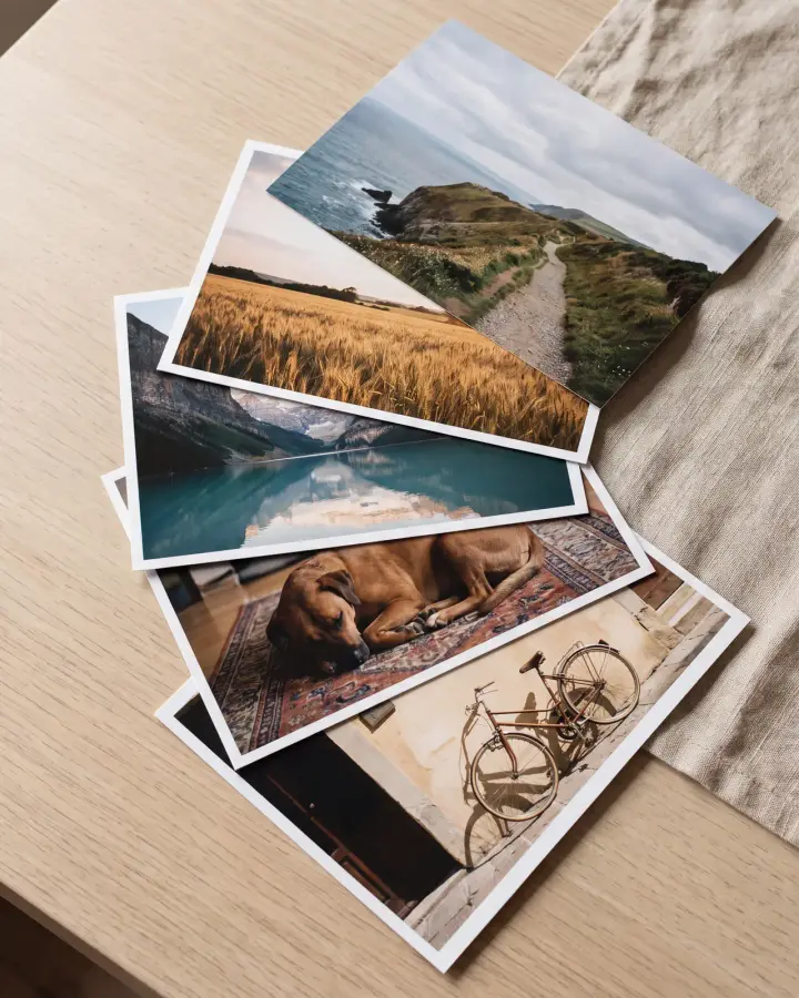Stack of photo prints