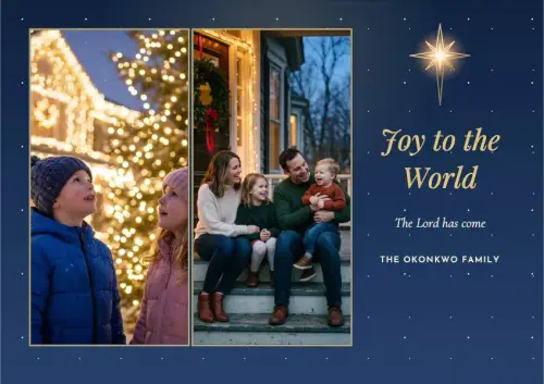 Star of Wonder holiday card