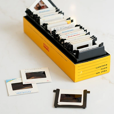 35mm slides are easily digitized into modern viewing file formats.