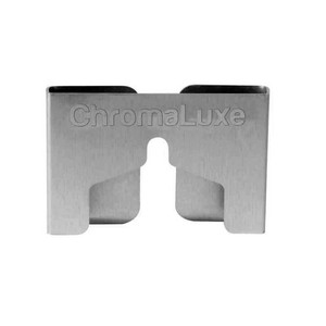 3"x2"x 1/2" deep. Designed to give your metal a floating appearance keeping it 1/2" away from the wall.