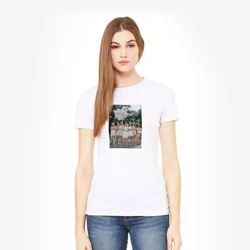 Front of personalized photo t-shirt