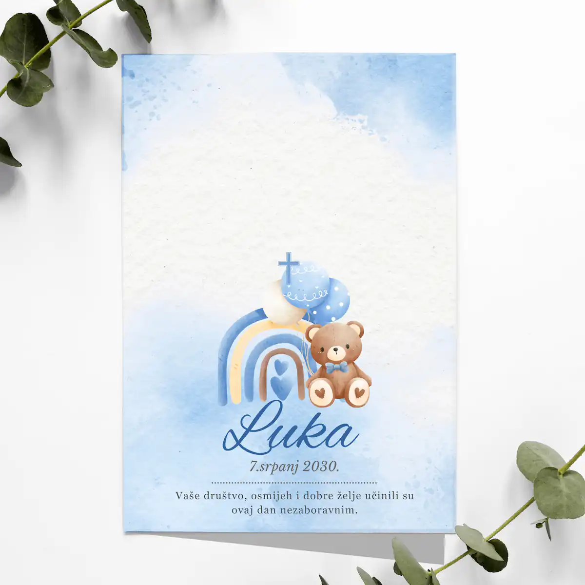 Zahvalnica za Krštenje 18