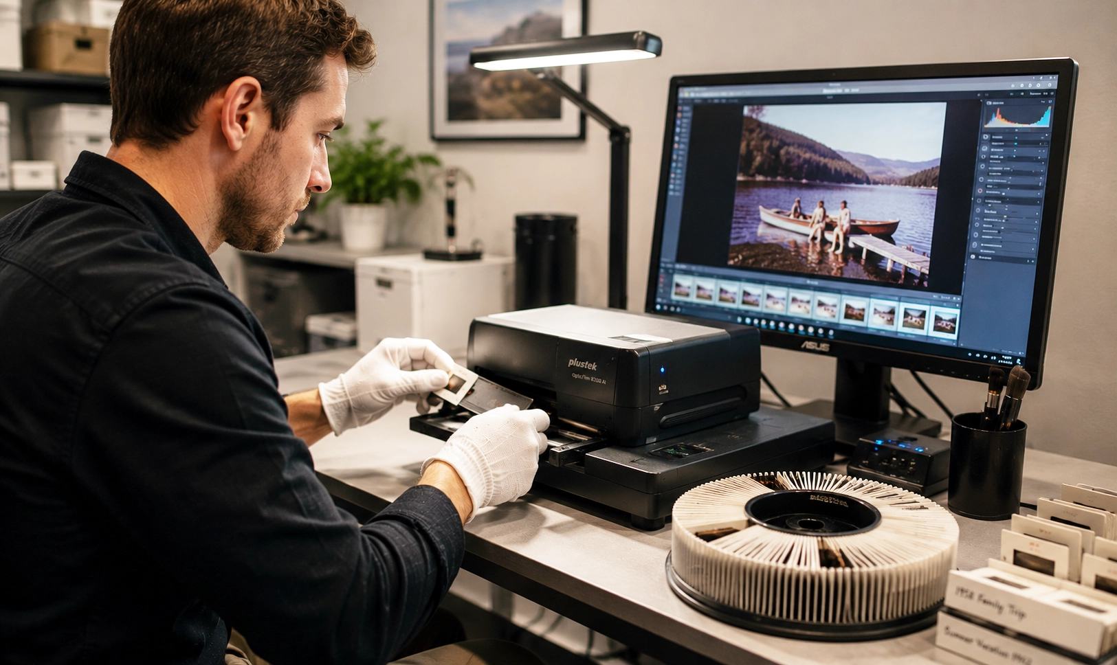 Professional slide scanning at The Print Refinery of Vernon Hills